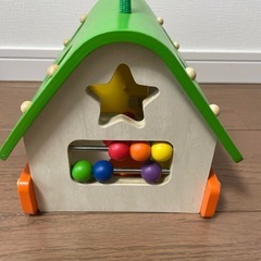 あそびのおうち エドインター 【型はめおもちゃ】【形あわせ】【はめこみ】【ドールハウス】の画像