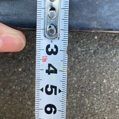 147cm スクエアバー　ルーフバー　ベースバー　2本セットの画像