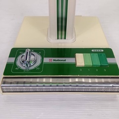 National 30センチ座敷扇 F-30N1L 昭和レトロ 3枚羽根 緑 グリーン 札幌市白石区の画像