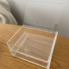 無印 クリア収納ケースの画像