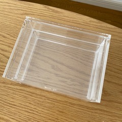 無印 クリア収納ケースの画像