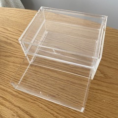 無印 クリア収納ケースの画像