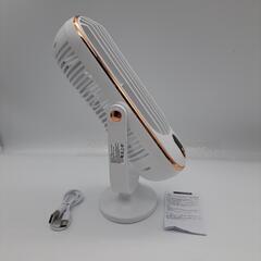 新品★卓上ダブルファン扇風機【充電式】の画像