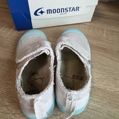 MOONSTAR サックス18.5cm ホワイト/ブルーの画像
