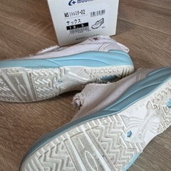MOONSTAR サックス18.5cm ホワイト/ブルーの画像