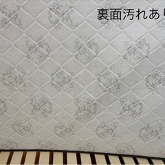 ダブルベッド　ベッドのみの画像