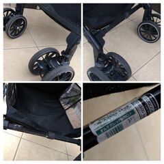 A型ベビーカー  　コンビ スゴカルα 4キャス compact エッグショックHT　赤の画像