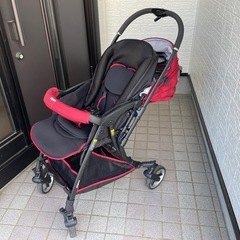 ベビーカー　Runfee RA7（ランフィ RA7）　ダリアレッドの画像