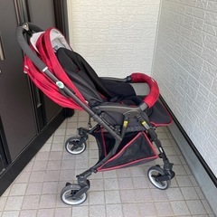 ベビーカー　Runfee RA7（ランフィ RA7）　ダリアレッドの画像