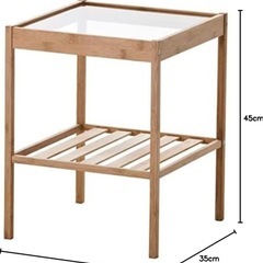 【無料】IKEA サイドテーブル　ネスナ / NESNA の画像