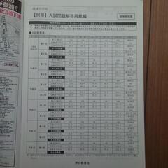 【中学受験　過去問】海城中学校　6年分　2013〜2018年度分の画像