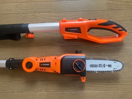 ＊決まりました＊コードレス高枝チェーンソー