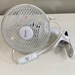クリップ扇風機 東芝My Fresh TLF-18CL11の画像