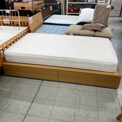 無印良品　セミダブルベッドの画像