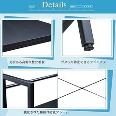 新品未使用　VECELO パソコンデスク 分離式ラック 幅112×奥行48×高さ76cm by メルカリの画像