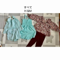 夏服女の子キッズ服90サイズの画像