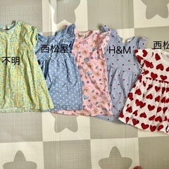 夏服女の子キッズ服90サイズの画像