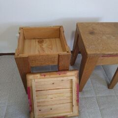 木製椅子　2脚セットの画像