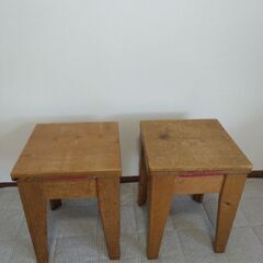 木製椅子　2脚セットの画像