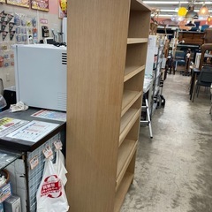 📕無印良品 MUJI📕本棚📕ブックシェルフ📕天然木📕フラップ扉📕2249の画像