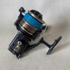 RYOBI リョービ RX4000DX スピニングリール レトロスタイル 日本製 無塗装 特殊アルマイト仕上げ 中古品 の画像