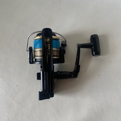 RYOBI リョービ RX4000DX スピニングリール レトロスタイル 日本製 無塗装 特殊アルマイト仕上げ 中古品 の画像