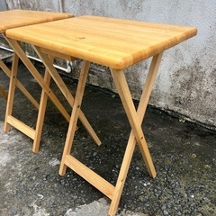 1台¥2,500木製‼️ナチュラル家具折畳ミニテーブルサイドテーブル物置テーブル🍉プロフ必読 の画像