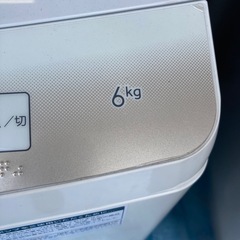 Haier洗濯機6kgJW-U60HKの画像