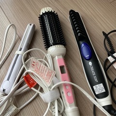 美品　クレイツヘアアイロン２本とノズアイロン１本の画像