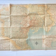 大東京市全圖 ヒコーキ印優良地圖の画像