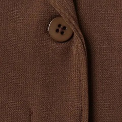EMODA ボリュームスリーブミディワンピース　ブラウン　エモダの画像