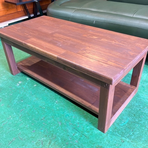 インダストリアル スピンドル型ガラステーブル