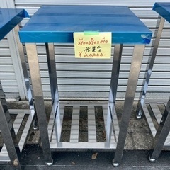 【直接引取限定】作業台　ステンレス厨房機器 業務用 W450 D450 H800 新品　在庫2台の画像