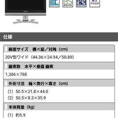 液晶テレビの画像