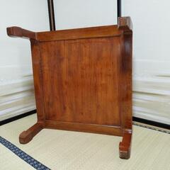 昭和の木製座卓の画像