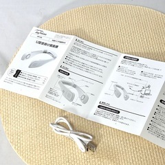 猛暑対策に‼️ 充電式　首掛け扇風機の画像
