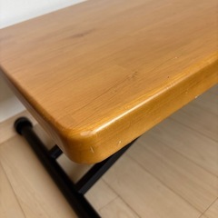 決定しました　昇降　テーブル　ブラウン　の画像