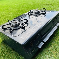 ガスコンロ 60㎝ 水無し片面焼グリル ガステーブル IC-S87-R LPガス用/右強火プロパン/ LPガス用/右強火の画像