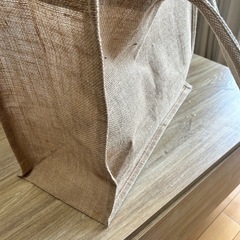 無印　ジュートバックの画像