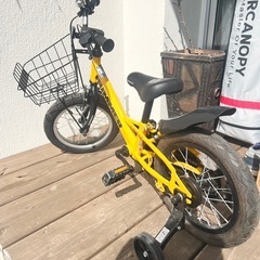 HUMMER  kids折りたたみ補助輪付き自転車の画像
