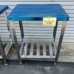 【直接引取限定】作業台 ステンレス厨房機器 業務用 W600 D450 H800 新品 在庫2台の画像