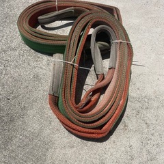 スリングロープ4m   2本セット　　　中古
の画像