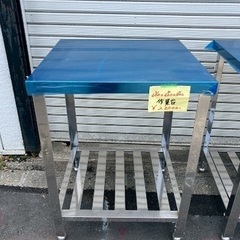 【直接引取限定】作業台 ステンレス厨房機器 業務用 W600 D600 H800 新品 在庫2台の画像