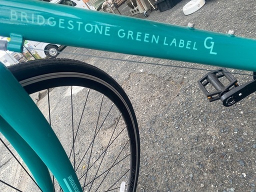 ★クロスバイク ブリヂストン BRIDGESTONE GREEN LABEL CYLVA アルミ自転車　クロスバイク　15,000円