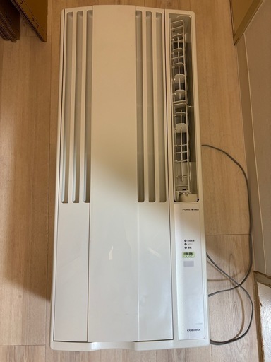 (中古品)コロナ 窓用エアコン（冷房専用・おもに4〜7畳用 シェルホワイト）CORONA C
