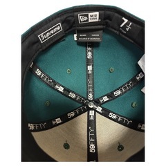【廃盤・激レア】SupremeマネーBOXロゴ NewEra 緑 7 1/4の画像
