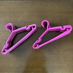 洗濯用ハンガー 40本セット ピンクの画像