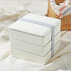 【新品•未使用】フタが保冷剤になる三段重 1100ml×3段 ホ...
