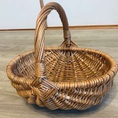 持ち手つきカゴの画像