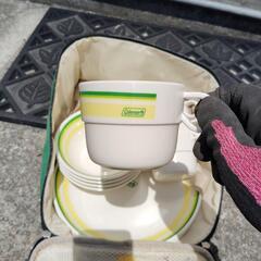 コールマン　食器セットの画像